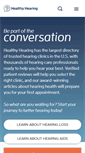 Mobile Screenshot of healthyhearing.com